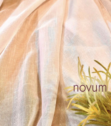 ノウム レースカーテン WNL1301 ピンク